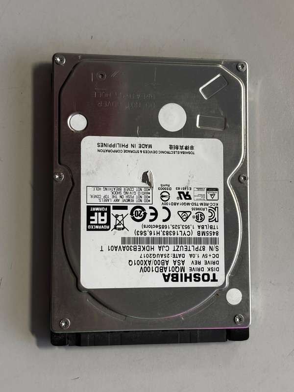 HDD - Toshiba 1TB 2.5"