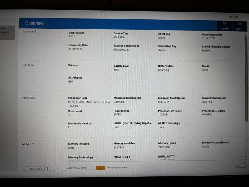 Dell Latitude 3510 i5 10th Gen Laptop
