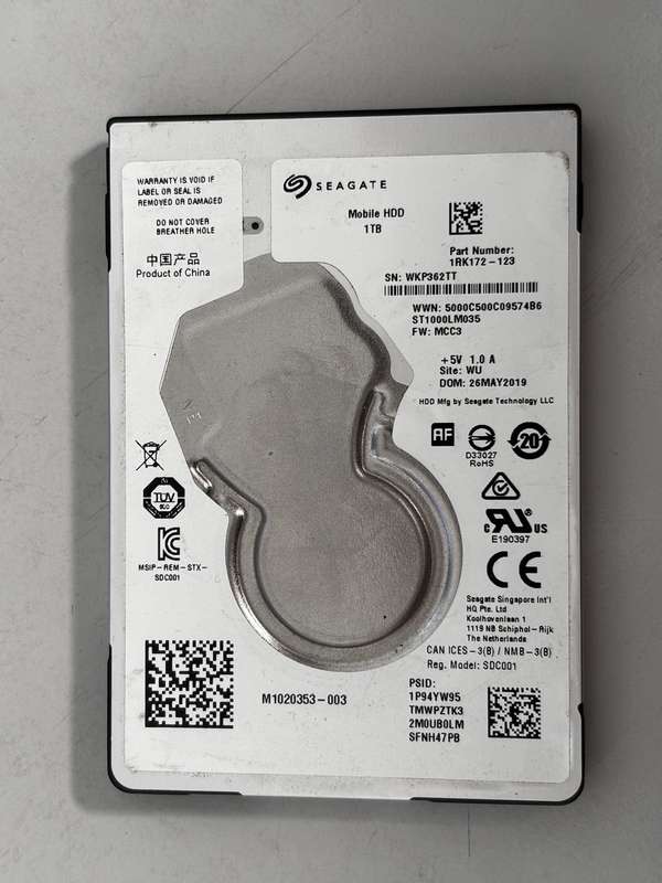 HDD - 1TB Seagate