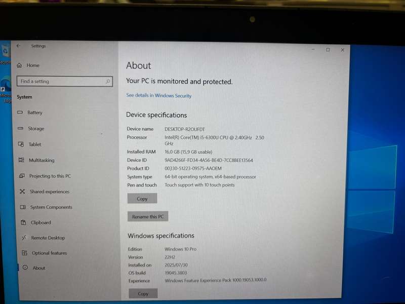 Dell Latitude 7280 - i5 6th gen laptop