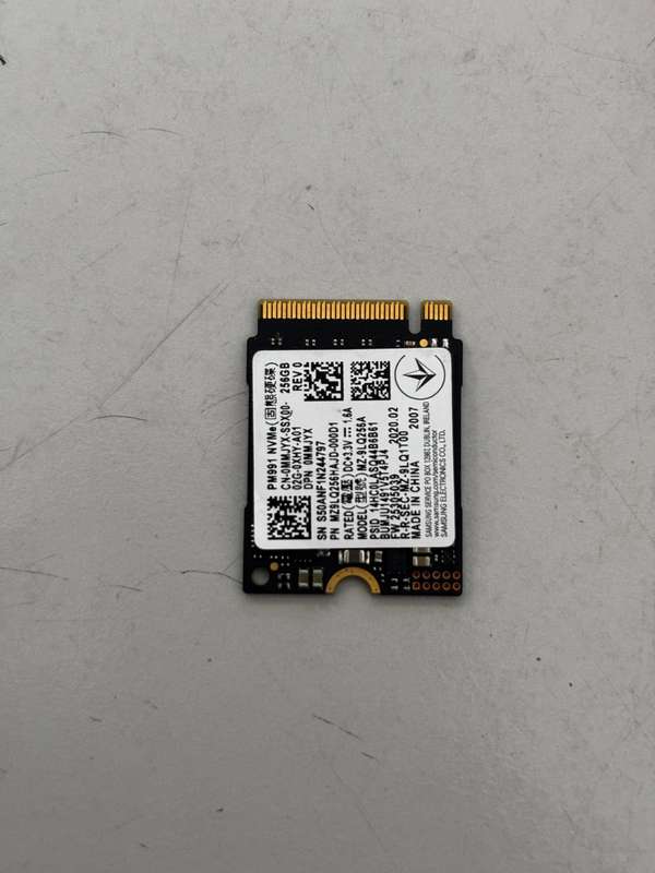 NVMe - 256GB Samsung