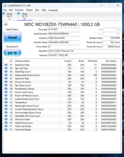 HDD 1TB Western Digital