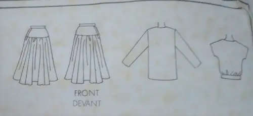 STYLE PATTERNS 4570 UNLINED CARDIGAN, TOP & SKIRT SIZES 8 + 10 + 12 -COMPLETE SEWING PATTERN