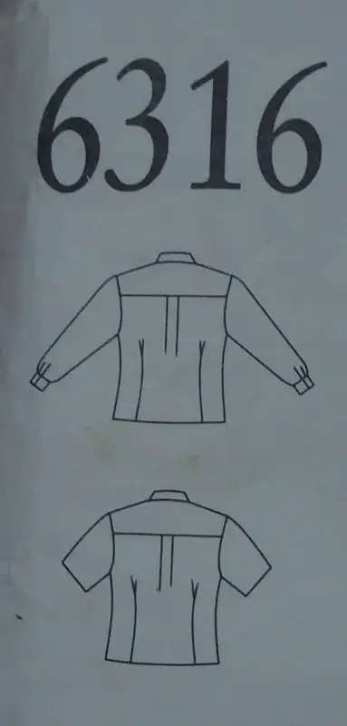 NEW LOOK PATTERNS 6316 BLOUSES SIX SIZES IN ONE 8 - 18 COMPLETE  SEWING PATTERN