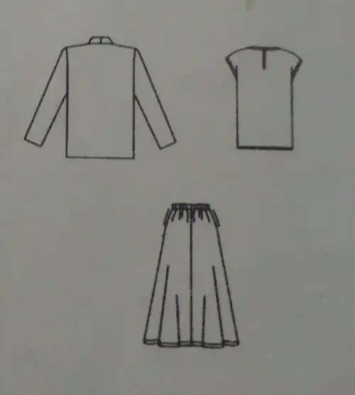 BUTTERICK 6523 JACKET-TOP-SKIRT SIZE A 6 - 14 COMPLETE SEWING PATTERN