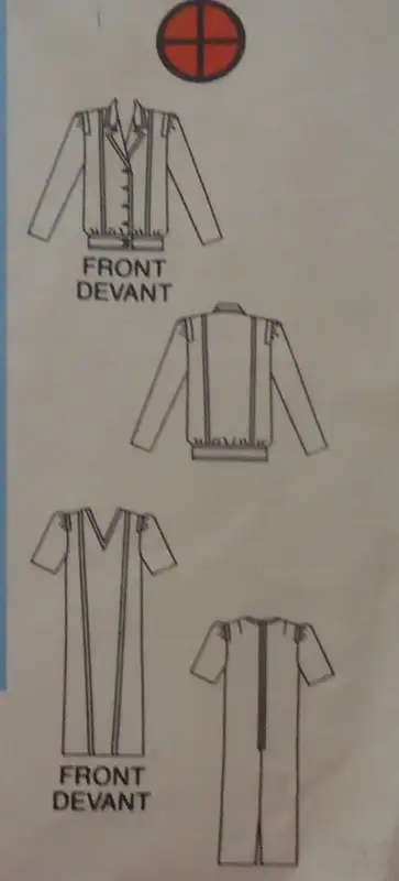 BUTTERICK 3970 JACKET & DRESS SIZE 8-10-12 COMPLETE SEWING PATTERN