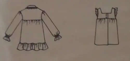 BUTTERICK 4513 GIRLS DRESS & PINAFORE -ALL SIZES COMPLETE  SEWING PATTERN