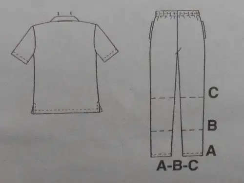 McCALLS 3127 BOYS SHIRT & PANTS SIZE YSX-S (3 - 6 YEARS) COMPLETE SEWING PATTERN