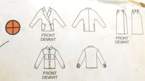 BUTTERICK 6871 JACKET-SKIRT-SHIRT SIZE 6-8-10 COMPLETEBUTTERICK 6871   SEWING PATTERN