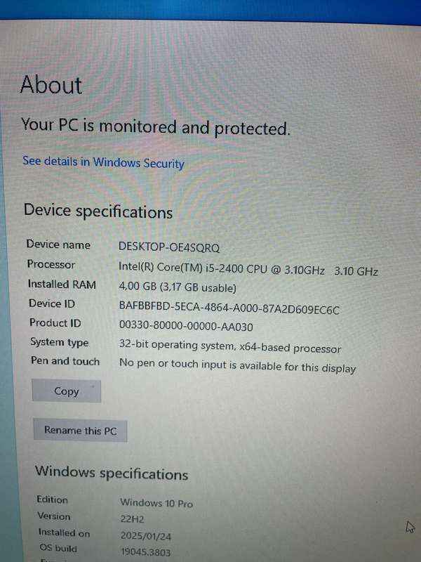 Dell Optiplex 390, 160GB hdd, 4GB Ram, i5 2nd Gen