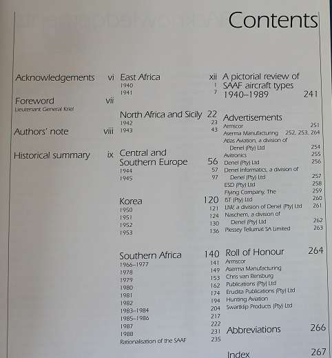 The South African Air Force at war by Martin Louw--Stefaan Bouwer