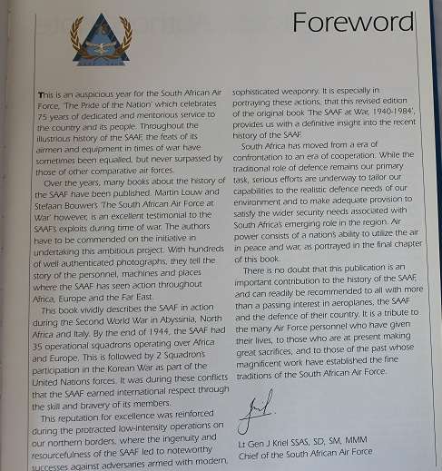 The South African Air Force at war by Martin Louw--Stefaan Bouwer