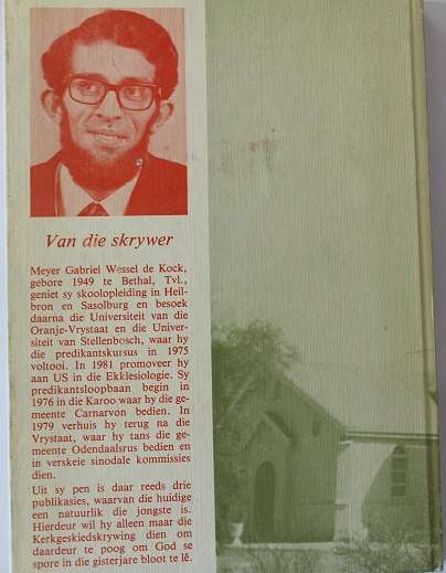 Gister is verby deur Dr. M.G.W. de Kock. Theunissen Ned. Geref. Gemeente 1910--1985