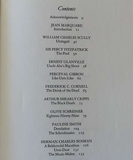 A Century of South African short stories introduced and edited by Jean Marquard.