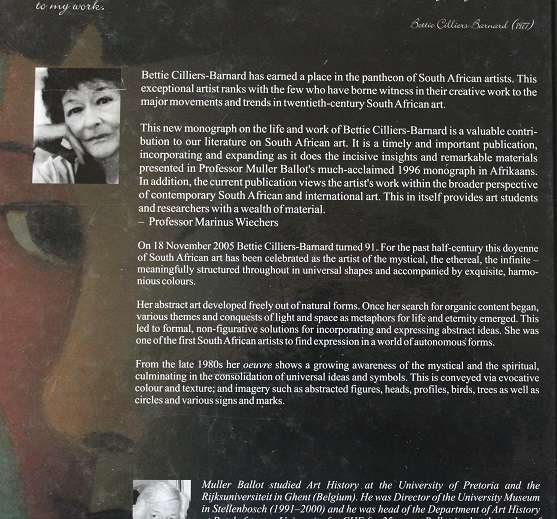 Bettie Cilliers-Barnard Towards Infinity by Muller Ballot