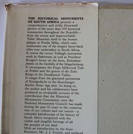 The Historical monuments of South Africa by J.J  Oberholster