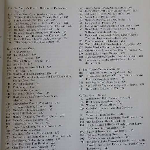 The Historical monuments of South Africa by J.J  Oberholster