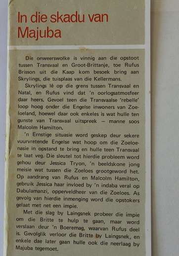 In die skadu van Majuba deur Rein Pretorius