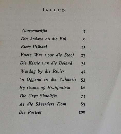 Stories van Rivierplaas deur Alba Bouwer. Jeugverhale.
