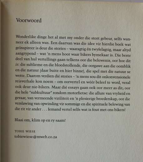 Die Bike-boek deur Tobie Wiese