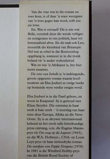 Die Reise van Isobelle deur Elsa Joubert