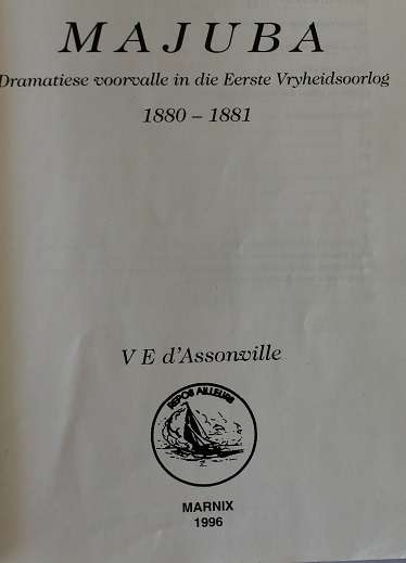 Majuba deur V.E. d' Assonville