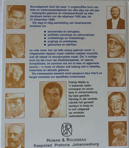 Nuusdagboek deur Frikkie Wallis