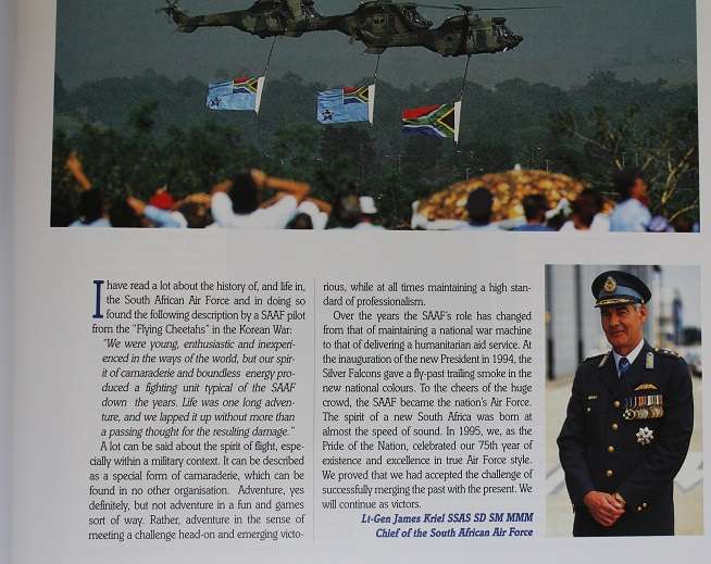 A Salute to the South African Air Force by Herman Potgieter text by Linden Birns