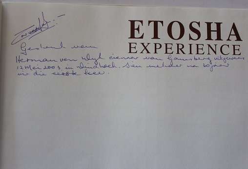 Etosha Experience by Anna Louise and Christine Marais
