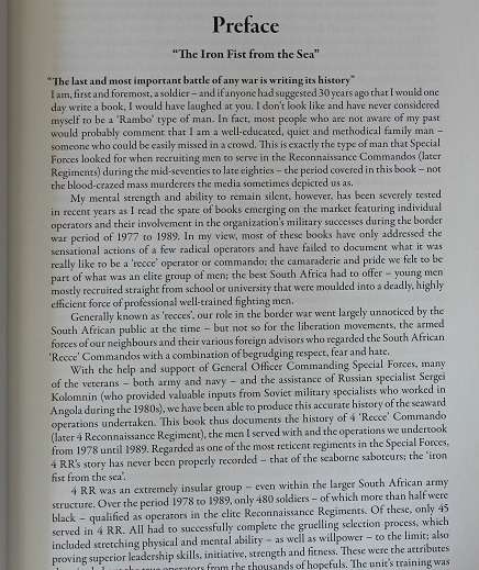 Iron Fist from the sea by Douw Steyn & Arné Söderlund. South Africa's Seaborne Raiders 1978-1988