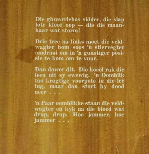 Veldwagter! deur Hannes Kloppers