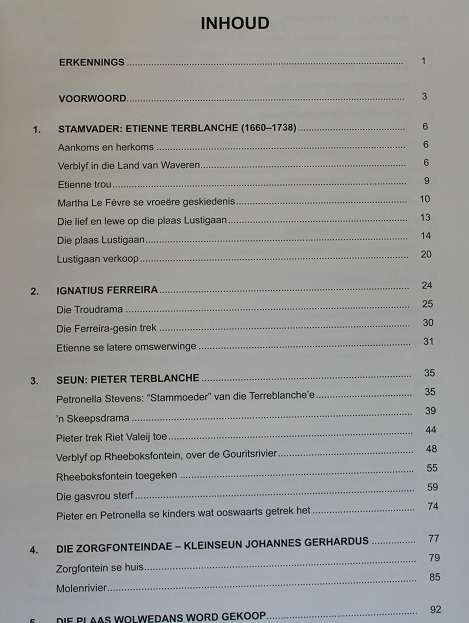 Terblanche-land deur P.S. Terblanche.
