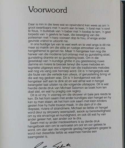 Varswaterhengel in Suid- Afrika deur Michael G Salomon. Volledige gids !