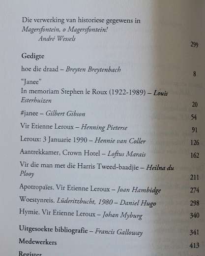 'n Huldiging Etienne Leroux redakteur H.P. van Coller. Die rumoerige swart nar.