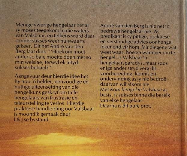 Kom hengel in Valsbaai deur André van den Berg