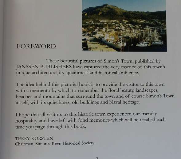 Simonstown- Photographic impressions by Leonard Zett. Cape Peninsula vol. 1
