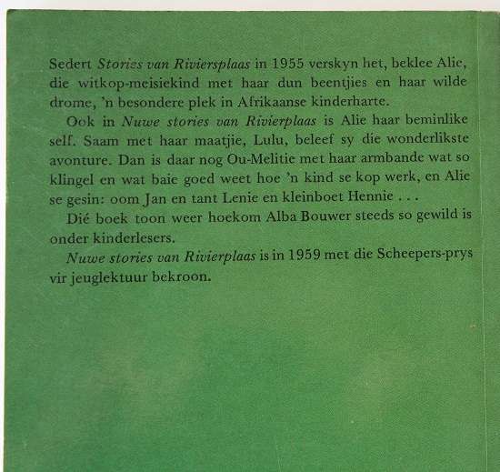 Nuwe stories van Rivierplaas deur Alba Bouwer