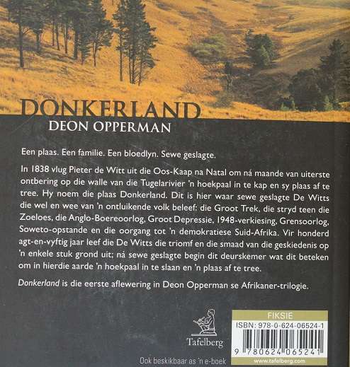 Donkerland deur Deon Opperman