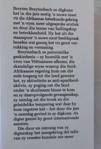 Die hand vol vere deur Breyten Breytenbach