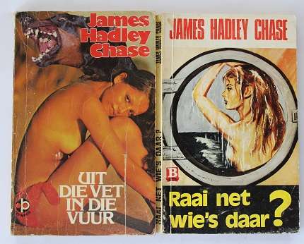 2 X James Hadley Chase Afikaanse boekies.