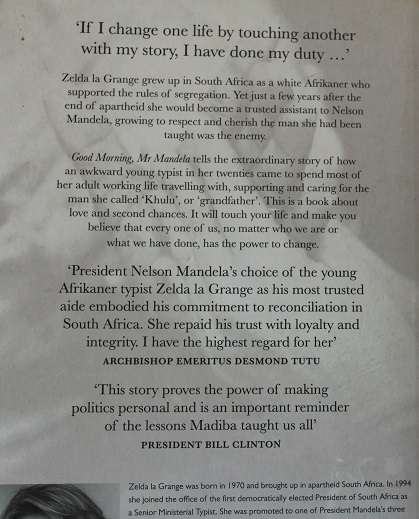Good morning, Mr. Mandela by Zelda la Grange