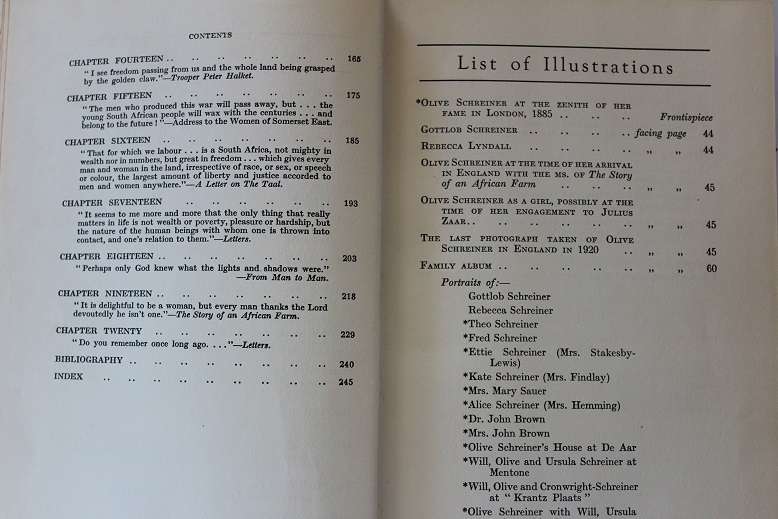 Not without honour. The life and writings of Olive Schreiner by Vera Buchanan-Gould
