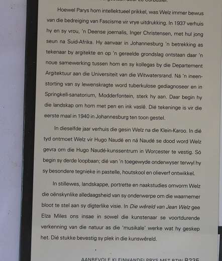 Die wêreld van Jean Welz deur Elza Miles