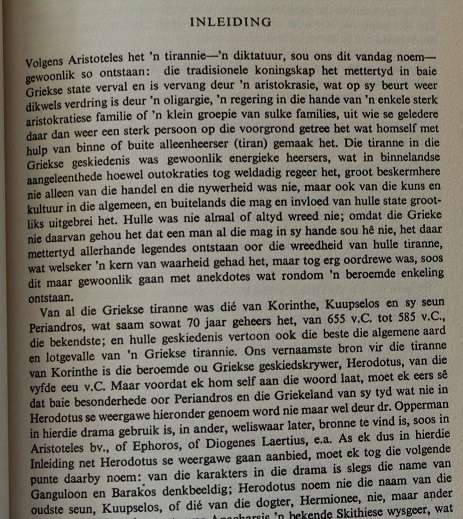 Periandros van Korinthe deur D.J. Opperman
