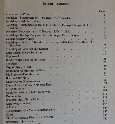 Somerset Oos Gedenkboek/ Commemoration Album. Redakteur John Smith