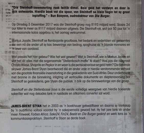 Steinhoff en die Stellenbosse boys deur James-Brent Styan