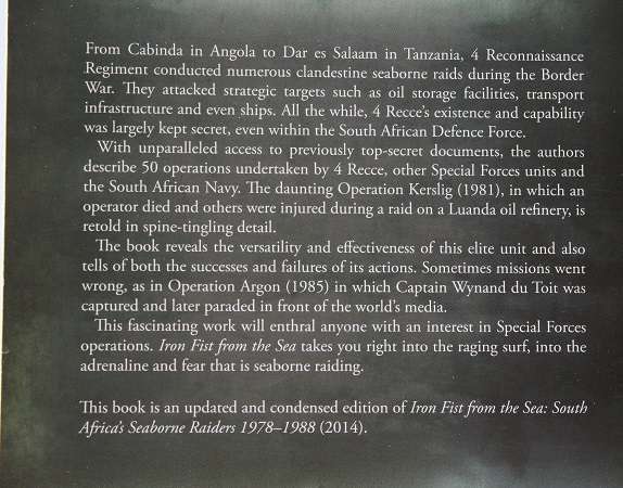 Iron Fist from the sea by Douw Steyn & Arné Söderlund. Top secret seaborne Recce operations