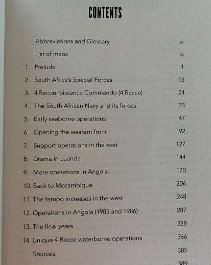 Iron Fist from the sea by Douw Steyn & Arné Söderlund. Top secret seaborne Recce operations