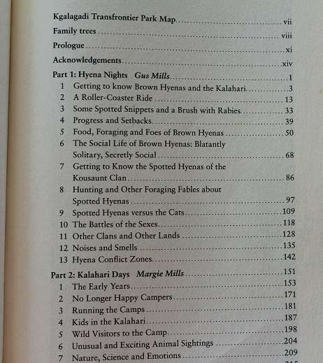 Hyena Nights & Kalahari days by Gus & Margie Mills