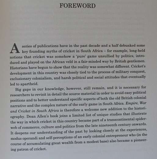 Empire, War & Cricket in South Africa. Logan of Matjiesfontein by Dean Allen. Signed !